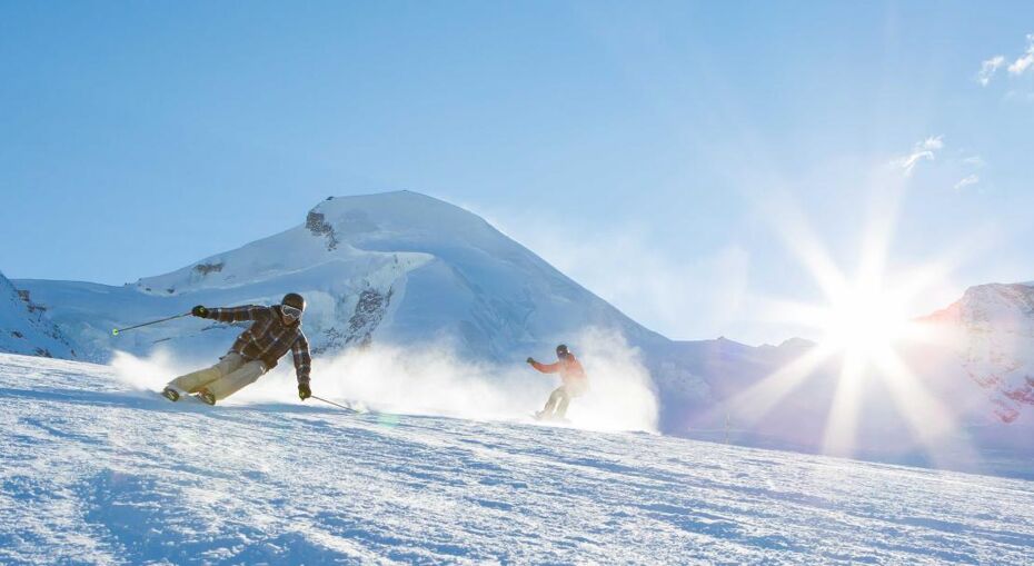 Ski and Board in Saas Fee