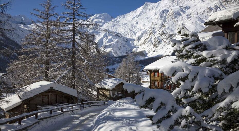 Village lane in Saas Fee