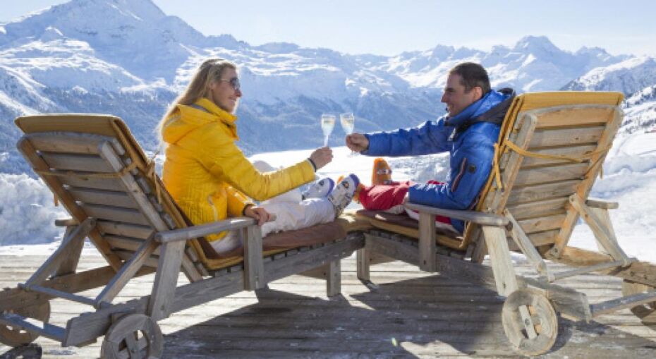 Apres ski in St Moritz