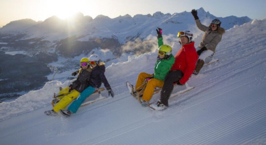 Sledging in St Moritz