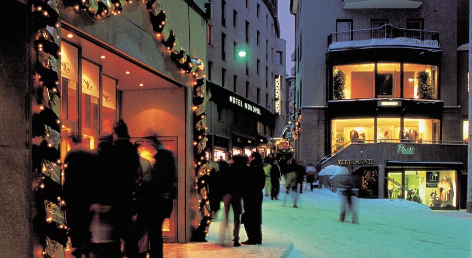 Shopping in St Moritz