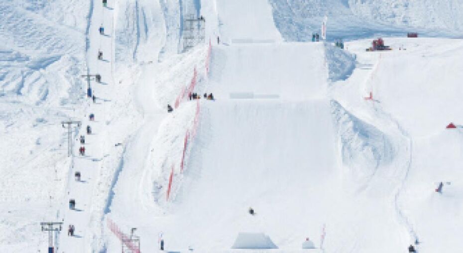 Tbar and park in St Moritz