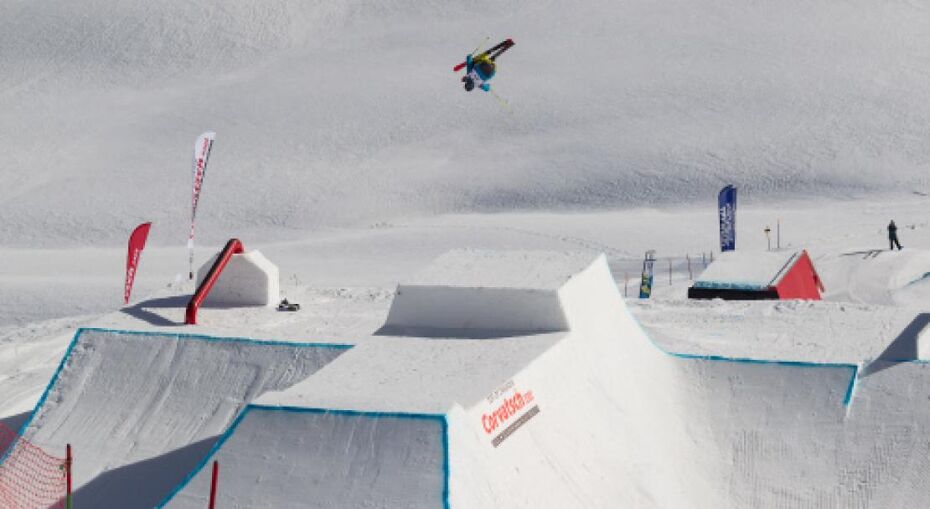 Terrain park in St Moritz