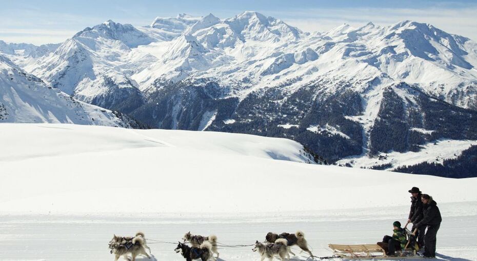 Dog Sledding in Verbier