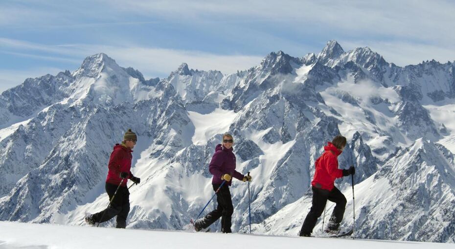 Raquettes in Verbier