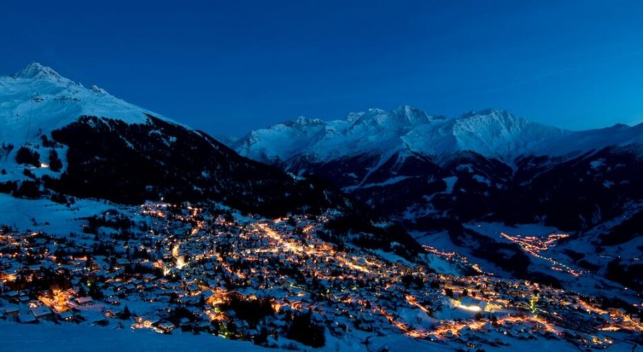 Verbier at night