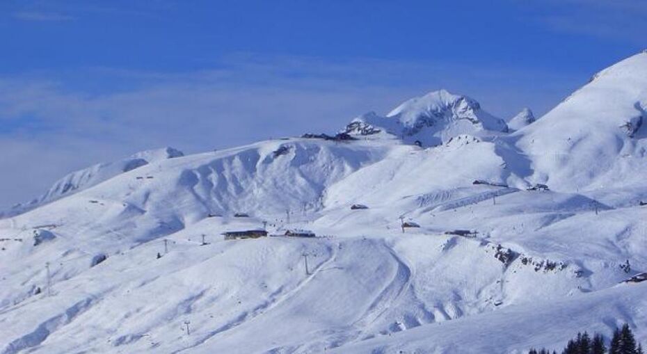 Slopes of Wengen resort