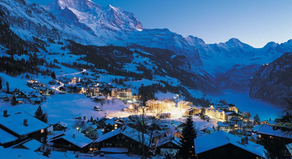 Wengen at night