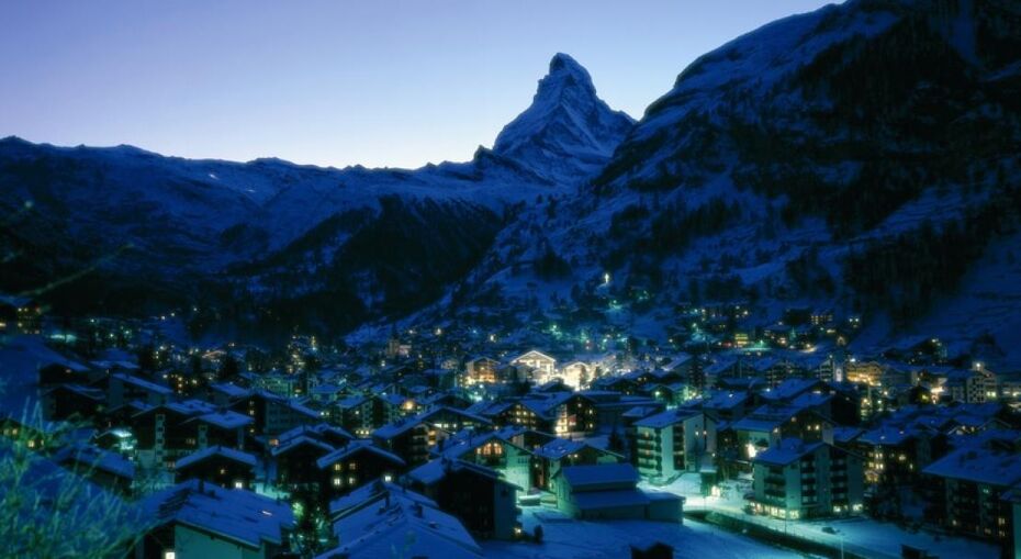 Zermatt at night
