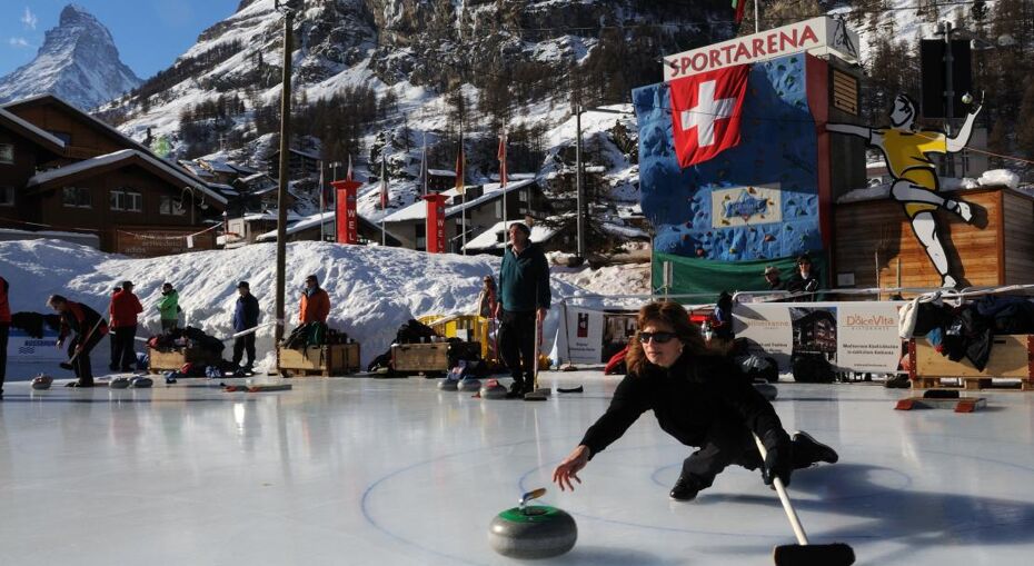 Curling in Zermatt
