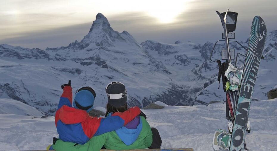 Sunset views in Zermatt