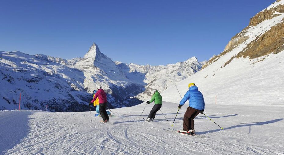 Skiing in Zermatt