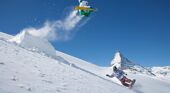 Snowboarders in Zermatt