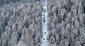 Courchevel gondolas