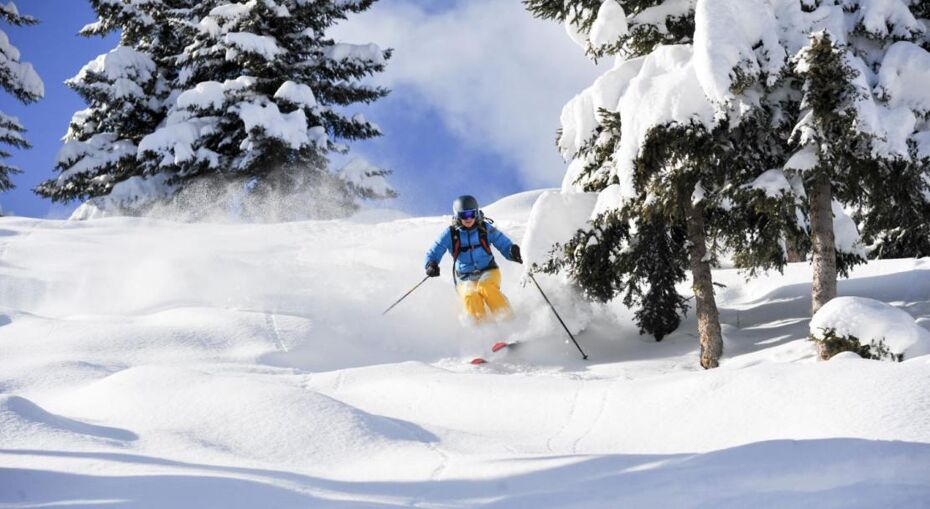 Courchevel off piste skiing