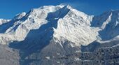 Mountain range in St Gervais