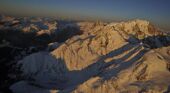 Sunset over Saint Gervais