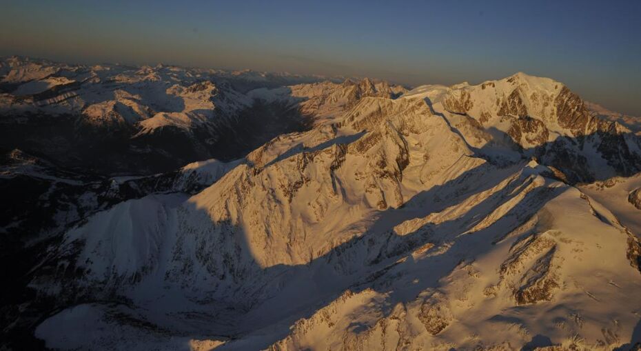 Sunset over Saint Gervais