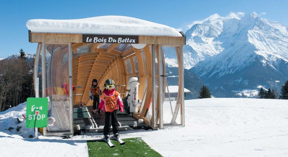 Begginer slopes in St Gervais