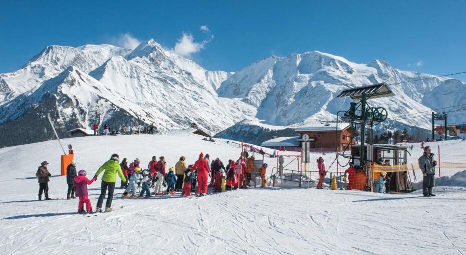 Drag lift in St Gervais