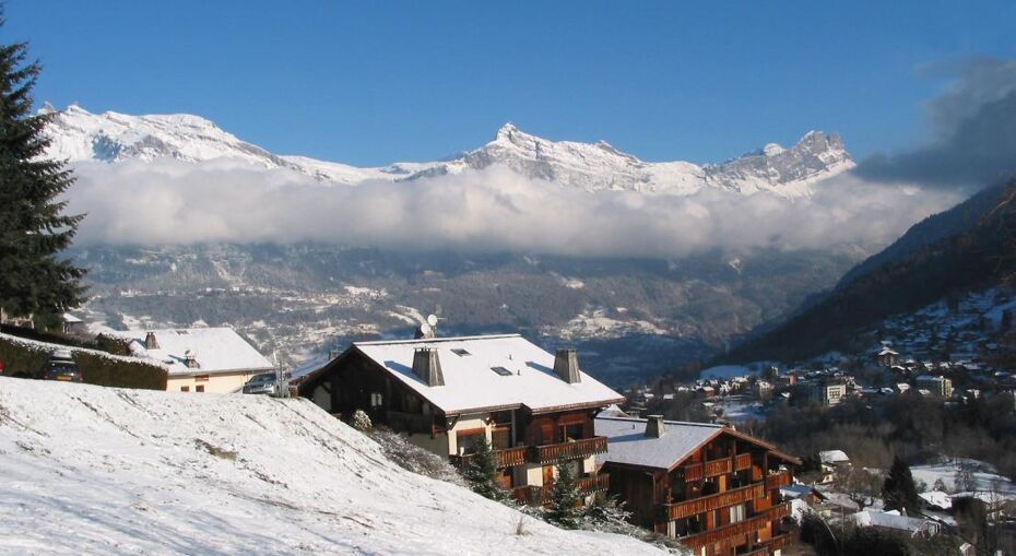 Looking down over Saint Gervais
