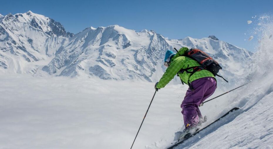 Above the clouds at St Gervais