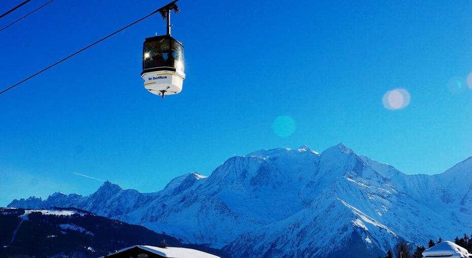 Telecabine above St Gervais