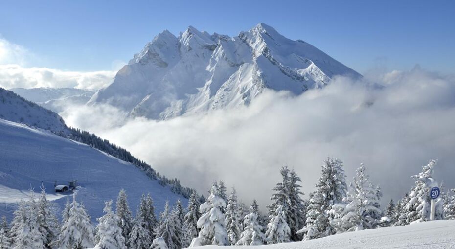 Sea of clouds in La Clusaz