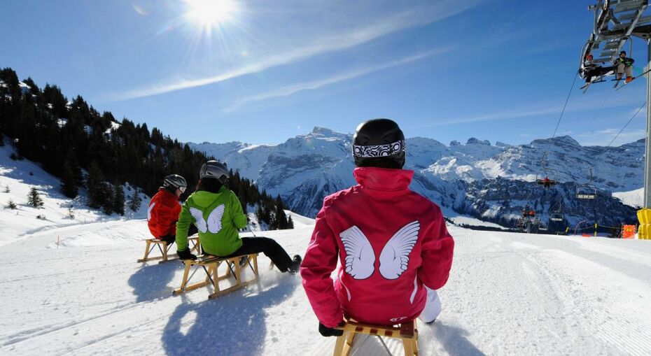 Sledge run in Engelberg