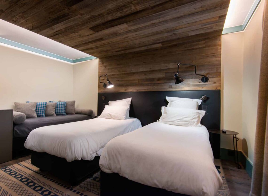 Twin Room, Chalet Hôtel Le Prieuré & Spa, Chamonix