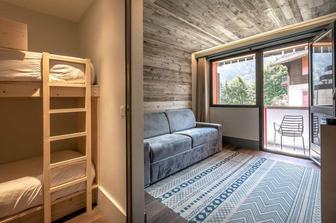 Suite Bunkbed, Chalet Hôtel Le Prieuré & Spa, Chamonix