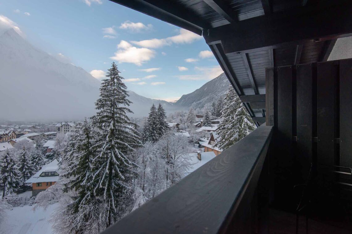 Balcony view Chalet Hôtel Le Prieuré & Spa, Chamonix