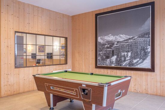 Les Arcs, Pierre & Vacances, Residence Le Belmont, Games Room