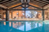 Large airy swimming pool Les Alpages des Reberty Les Menuires P&V