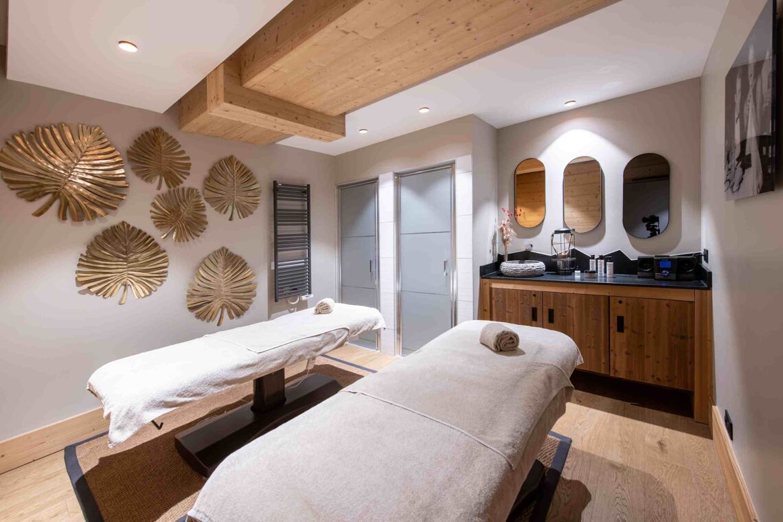 Residence & Spa L'Alpaga, CGH, massage room,  La Toussuire  