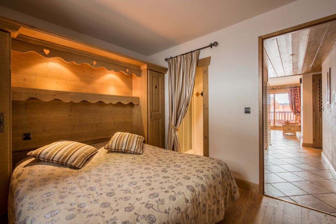 Les Cimes Blanches, La Rosiere, bedroom